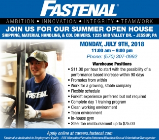 Fastenal Company - Today's heightened (or higher) risk work