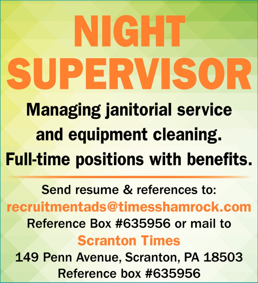 part time night cleaning jobs near me