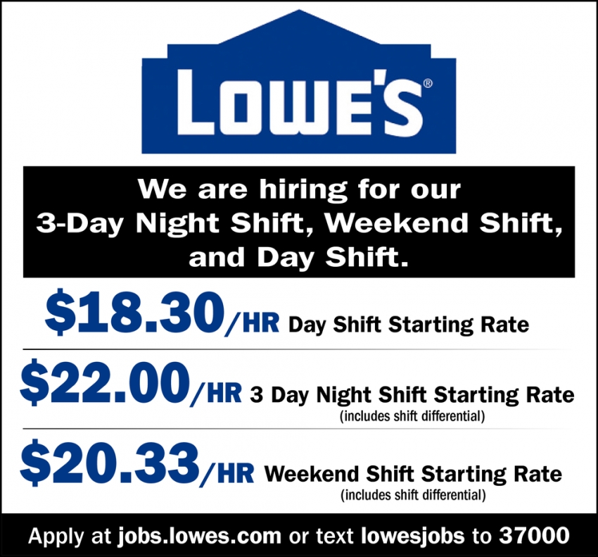 Warehouse Associates, Lowe's Distribution Center, Pittston,, 60 OFF